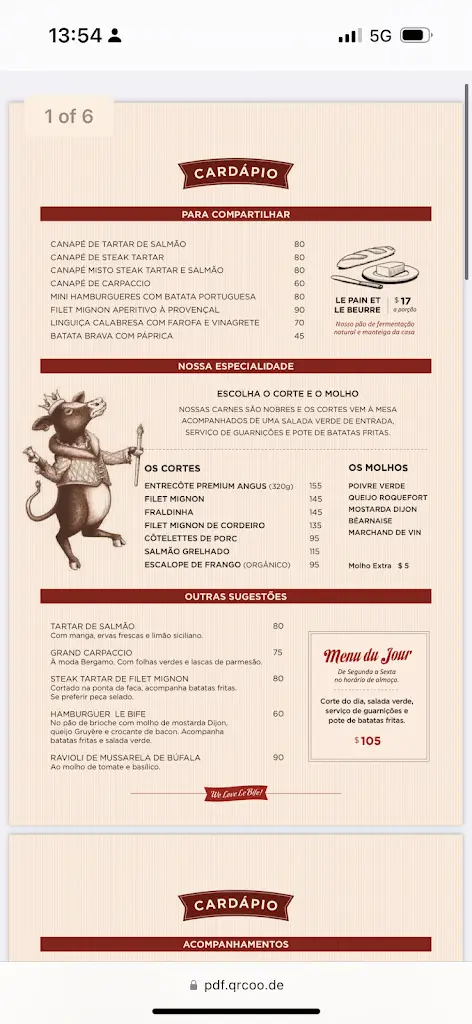 Menu_Restaurante O Pinto_Pinhal Novo_imagen_3