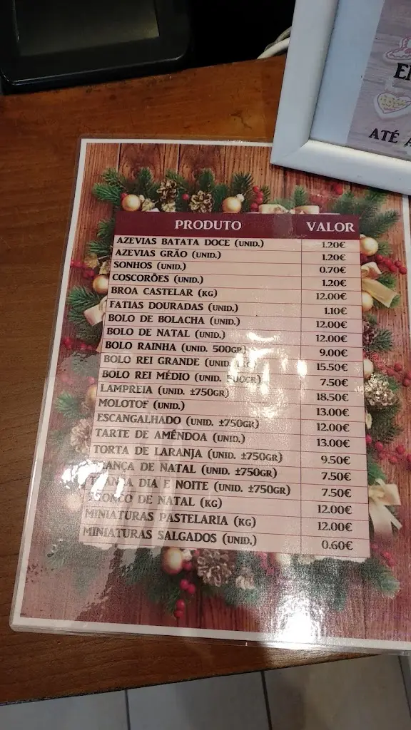Menu_Mafraria Pastéis de Nata - Pinhal Novo_Pinhal Novo_immagine_4
