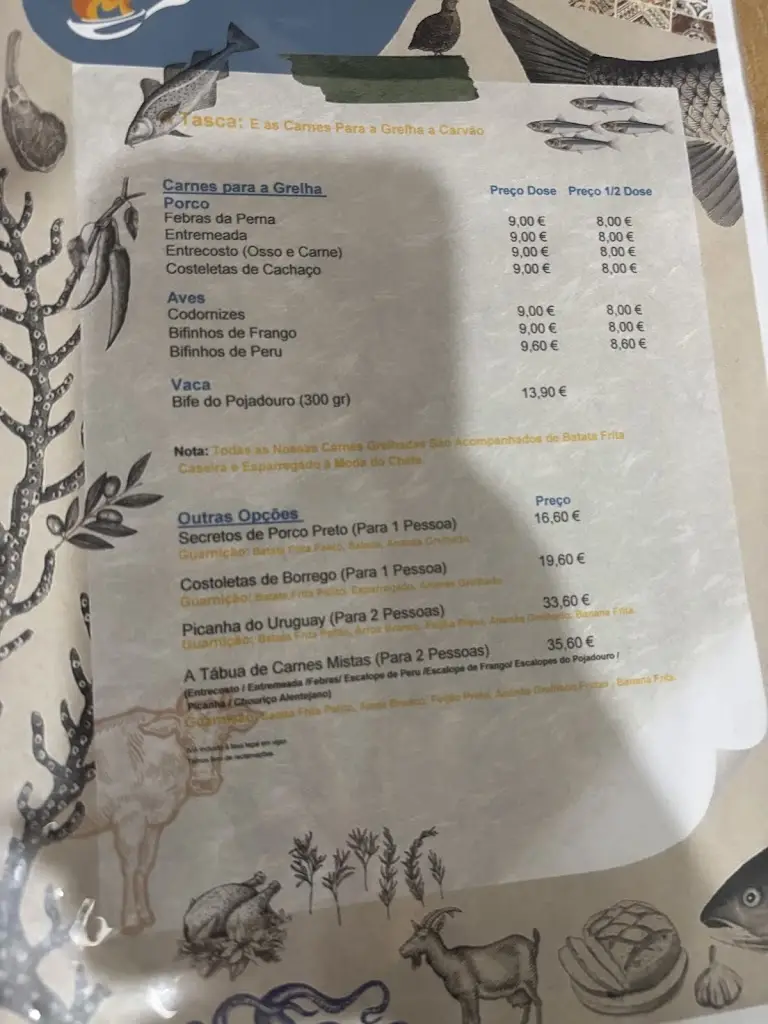 Menu_A Tasca dos Vilelas_Pinhal Novo_immagine_3