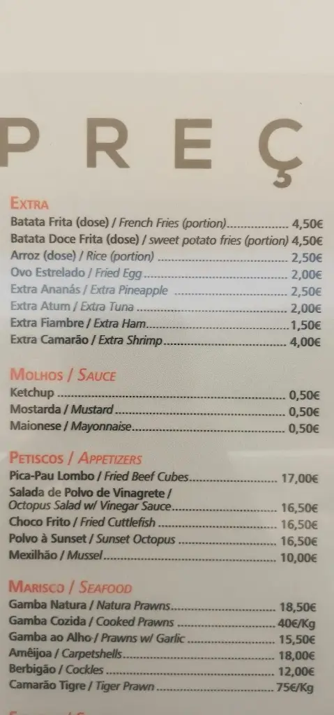 Menu_The Ocean_Caparica_immagine_3