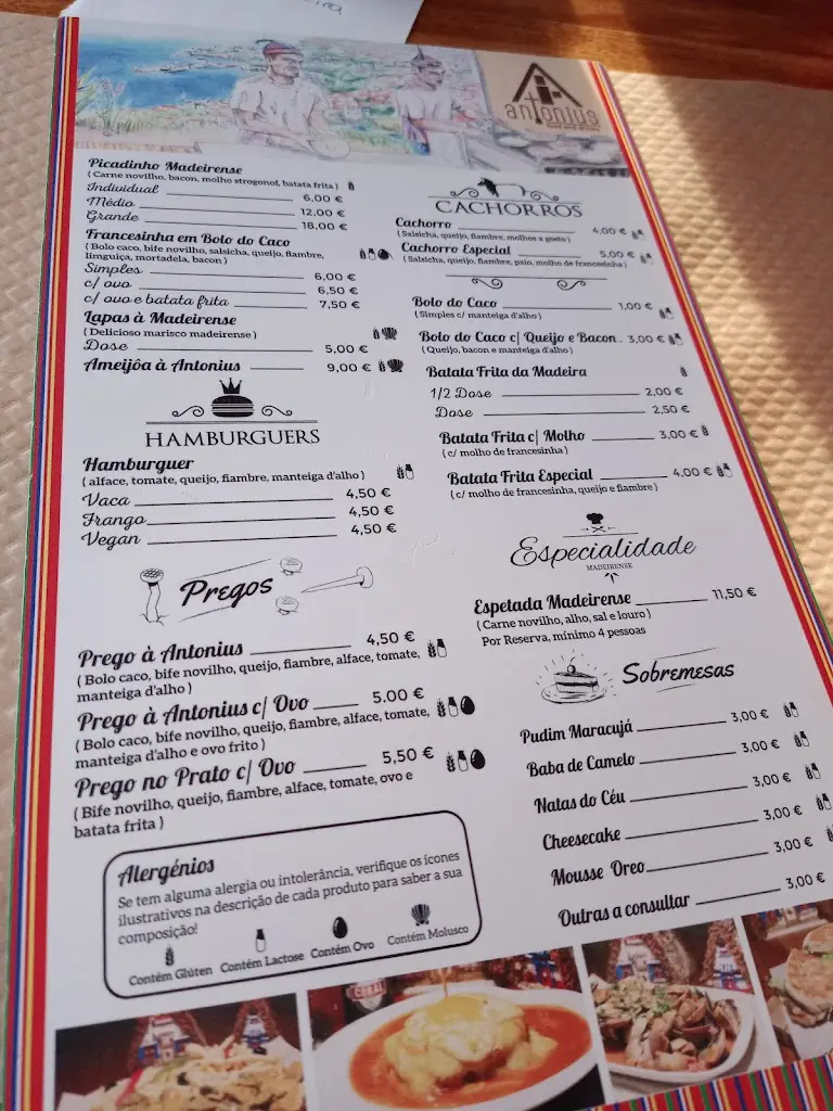 Menu_Antonius food & drinks_Rio Meão_immagine_1