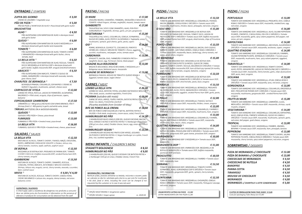 Menu_La Bella Vita_Porto Covo_image_2
