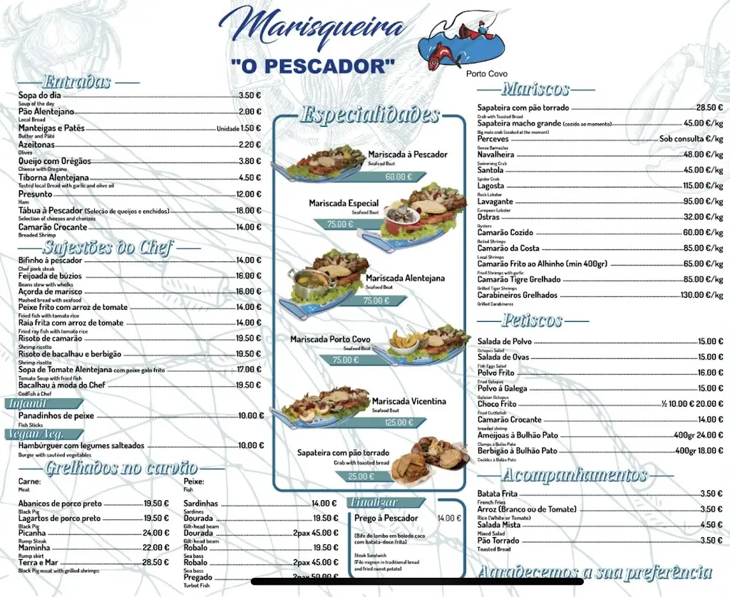 Menu_Marisqueira “O Pescador”_Porto Covo_immagine_1