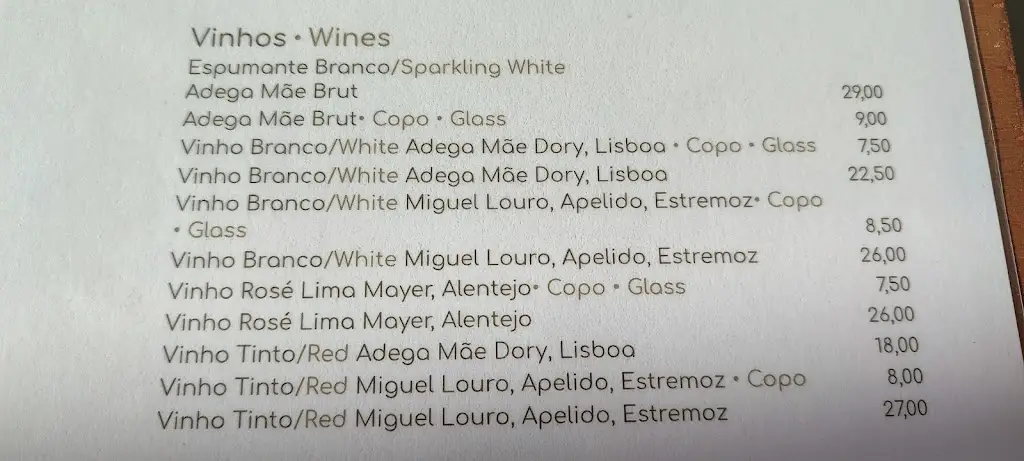 Menu_AMAR • Praia Grande • Porto Covo_Porto Covo_image_1