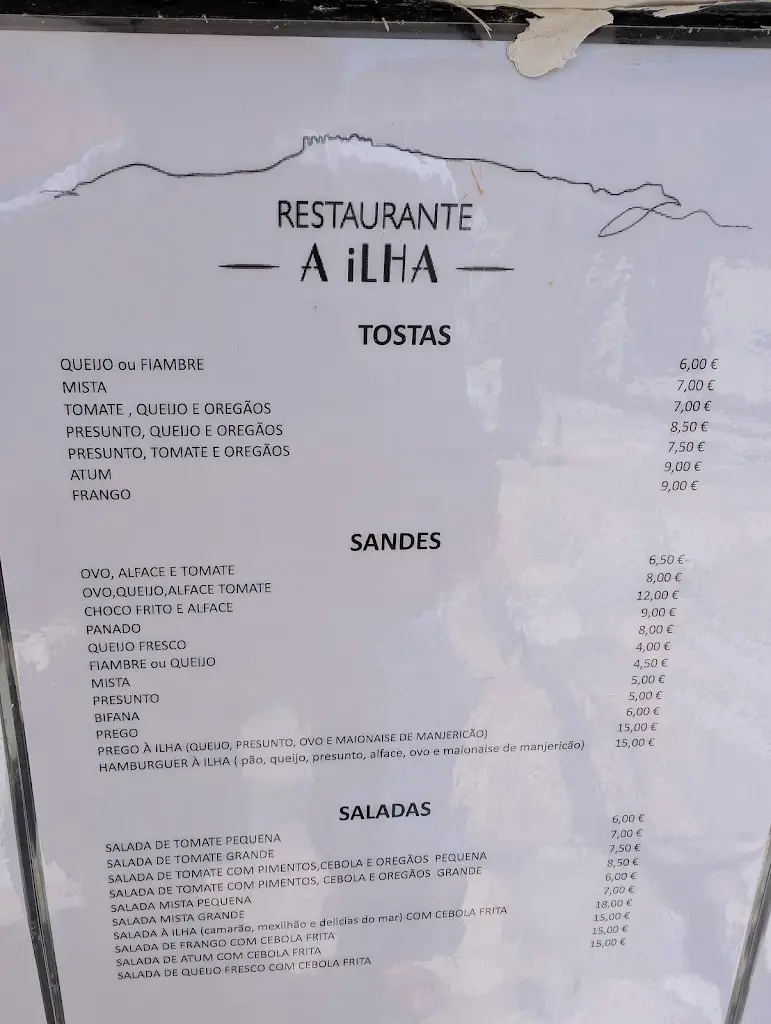 Menu_A Ilha_Porto Covo_immagine_1
