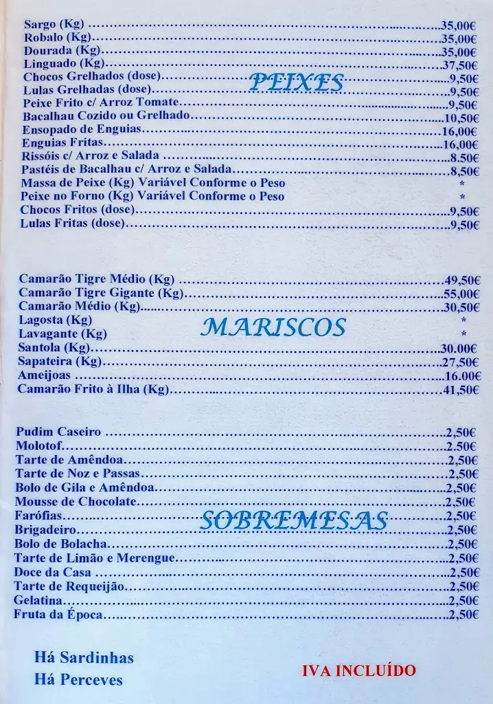 Menu_A Ilha_Porto Covo_immagine_2
