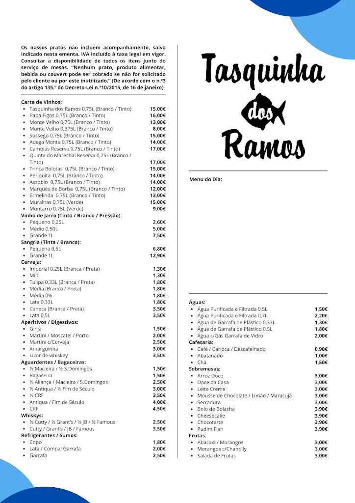 Menu_Tasquinha dos Ramos Corroios II_Corroios_immagine_1