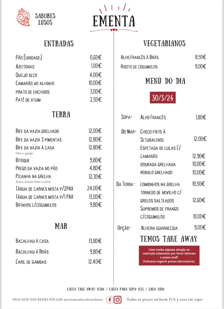 Menu_Sabores Lusos_Corroios_immagine_1