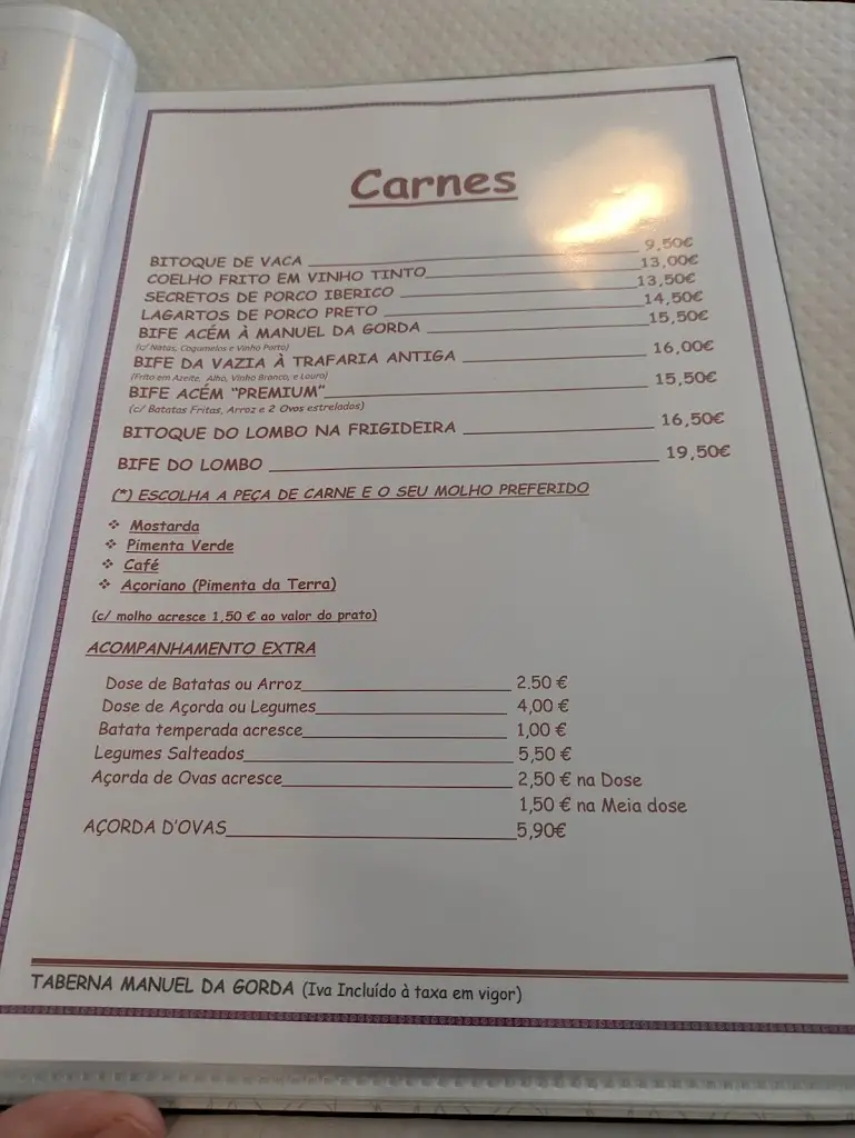 Menu_Taberna Manuel da Gorda_Trafaria_immagine_3