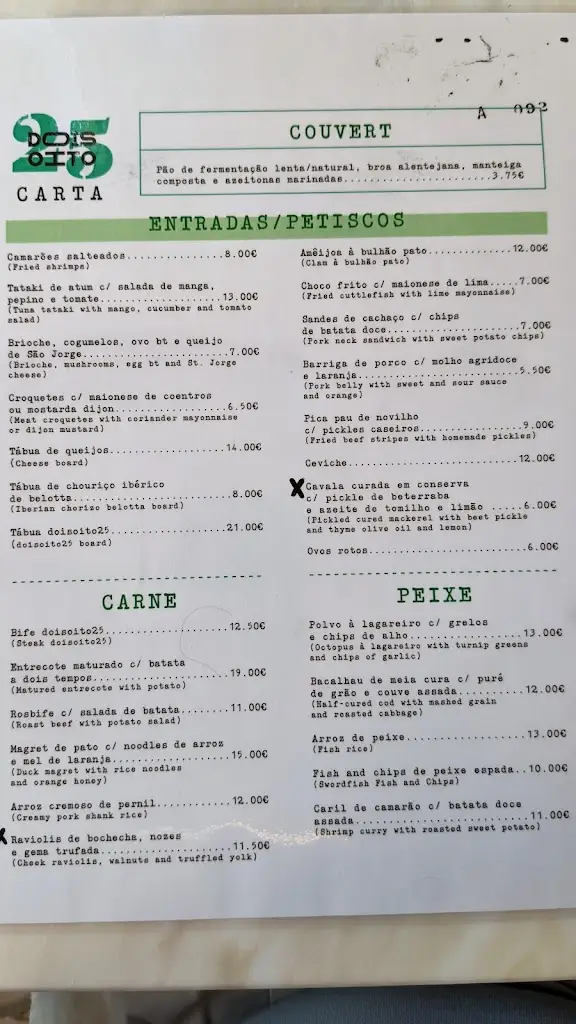 Menu_Dois Oito 25_Trafaria_immagine_4