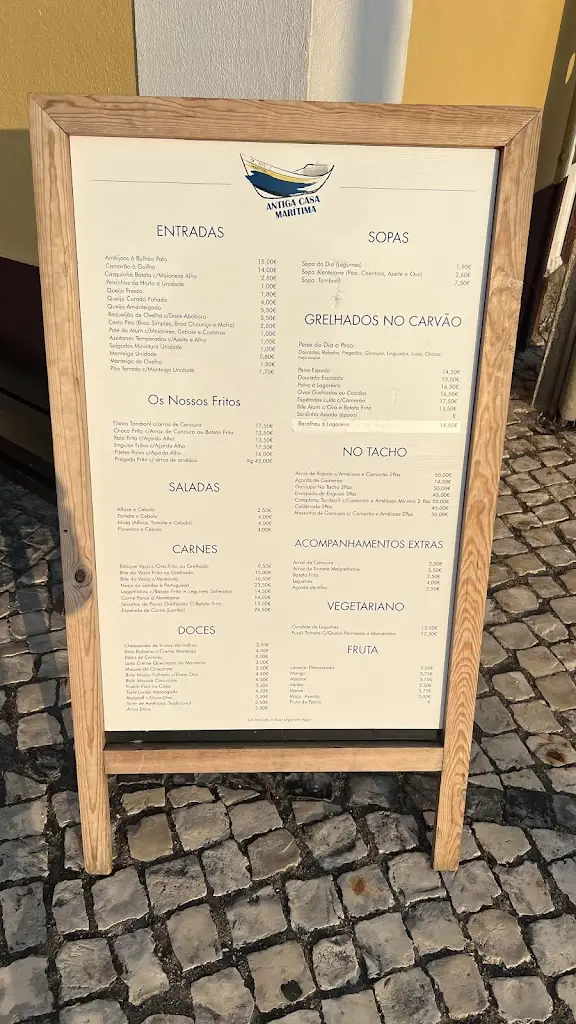 Menu_Antiga Casa Marítima_Trafaria_imagen_2