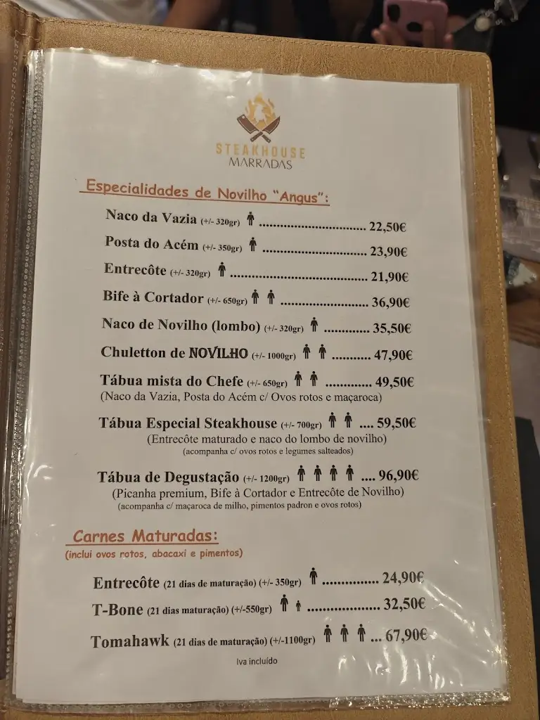 Menu_Steakhouse Marradas Montijo_Montijo_imagen_4