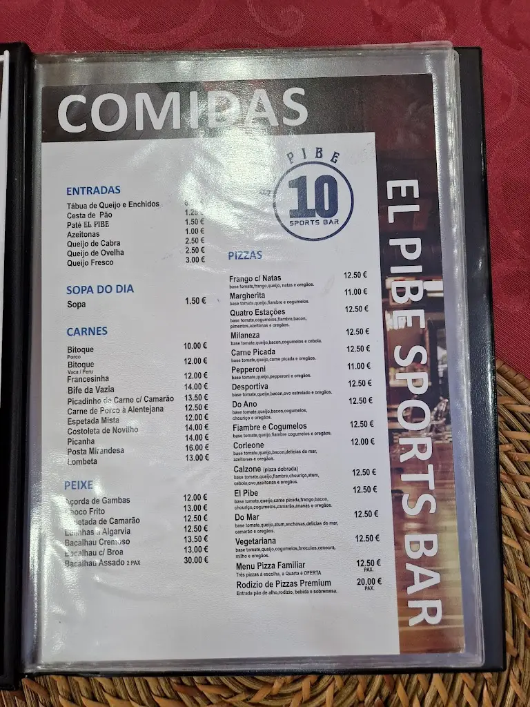 Menu_El Pibe sport bar_Sarilhos Pequenos_immagine_2