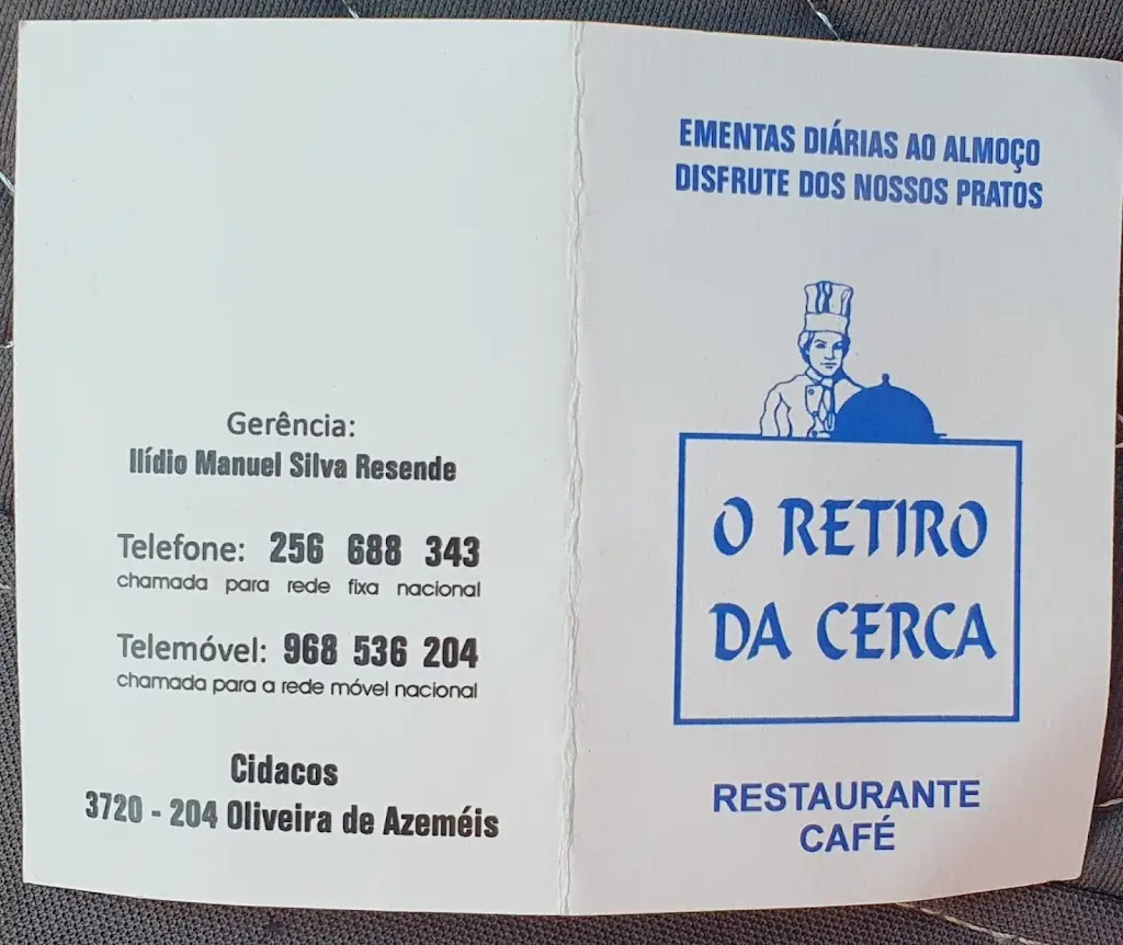 Menu_Retiro da Cerca_Oliveira de Azemeis_imagen_4