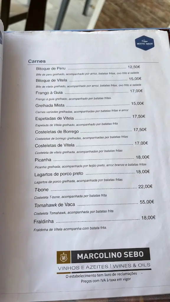 Menu_O Mestre Inácio_Sines_immagine_4