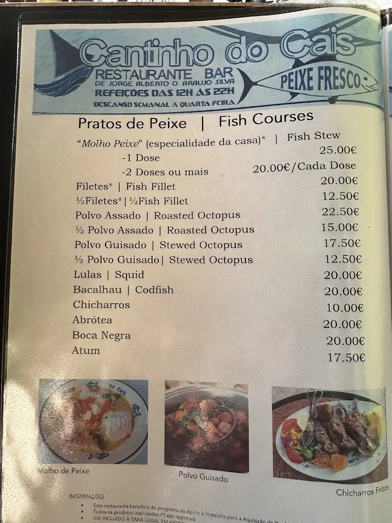 Menu_Restaurante Cantinho Do Cais_Fenais da Ajuda_immagine_2