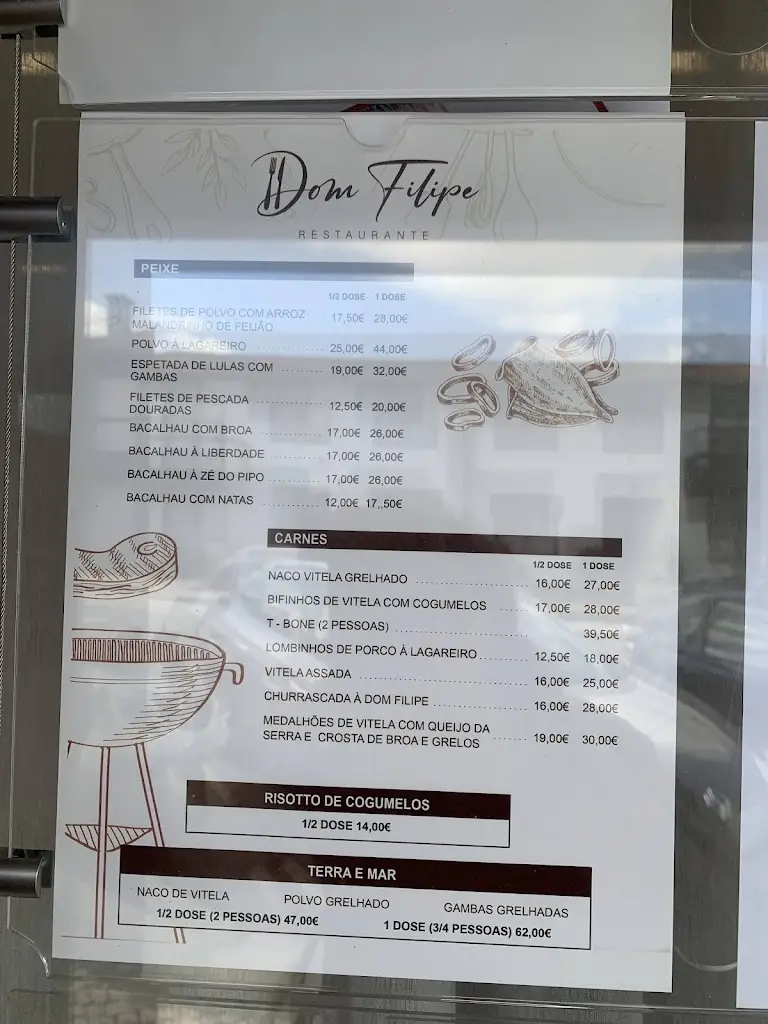 Menu_Dom Filipe_Oliveira de Azemeis_immagine_2