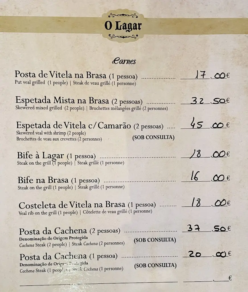 Menu_O Lagar_Arcos de Valdevez_immagine_1