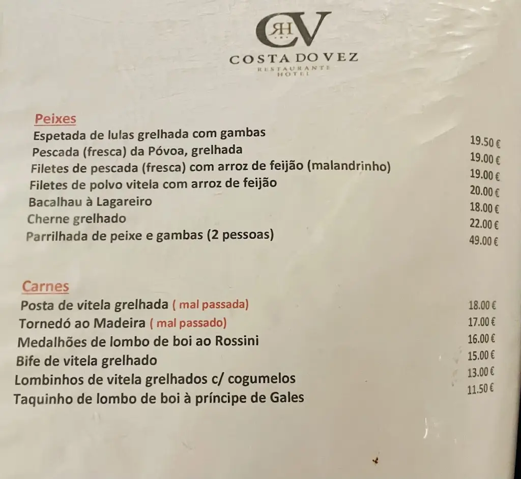Menu_Costa do Vez - Restaurante_Arcos de Valdevez_immagine_1
