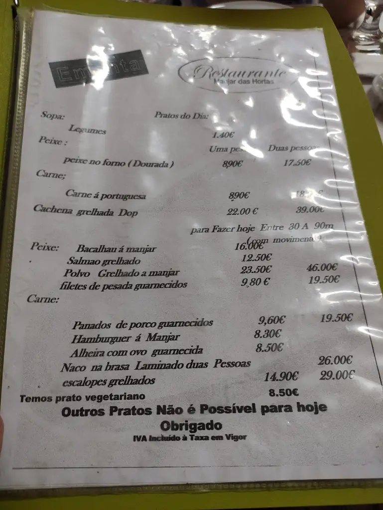 Menu_Manjar das Hortas_Arcos de Valdevez_immagine_2