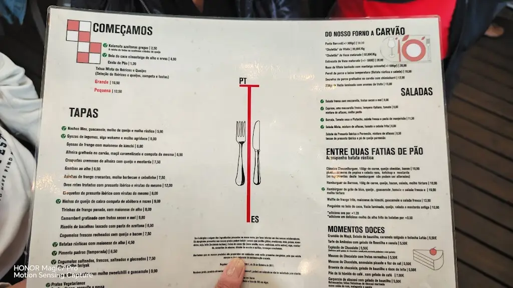 Menu_Fronteira Gastrobar-Tapas Wines Gins_Valença_immagine_3