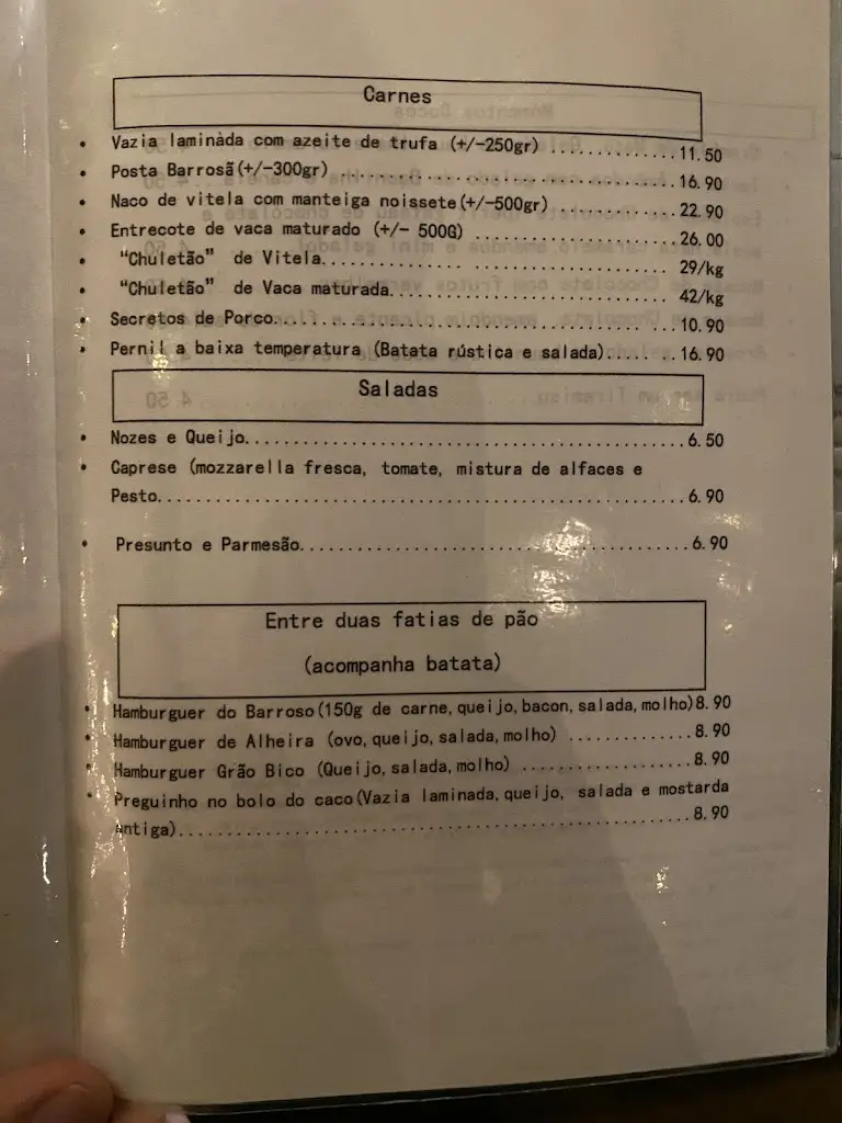 Menu_Fronteira Gastrobar-Tapas Wines Gins_Valença_immagine_4