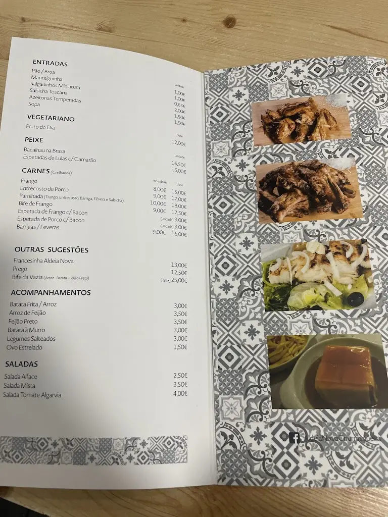 Menu_Churrasqueira Aldeia Nova_Oliveira de Azemeis_immagine_4