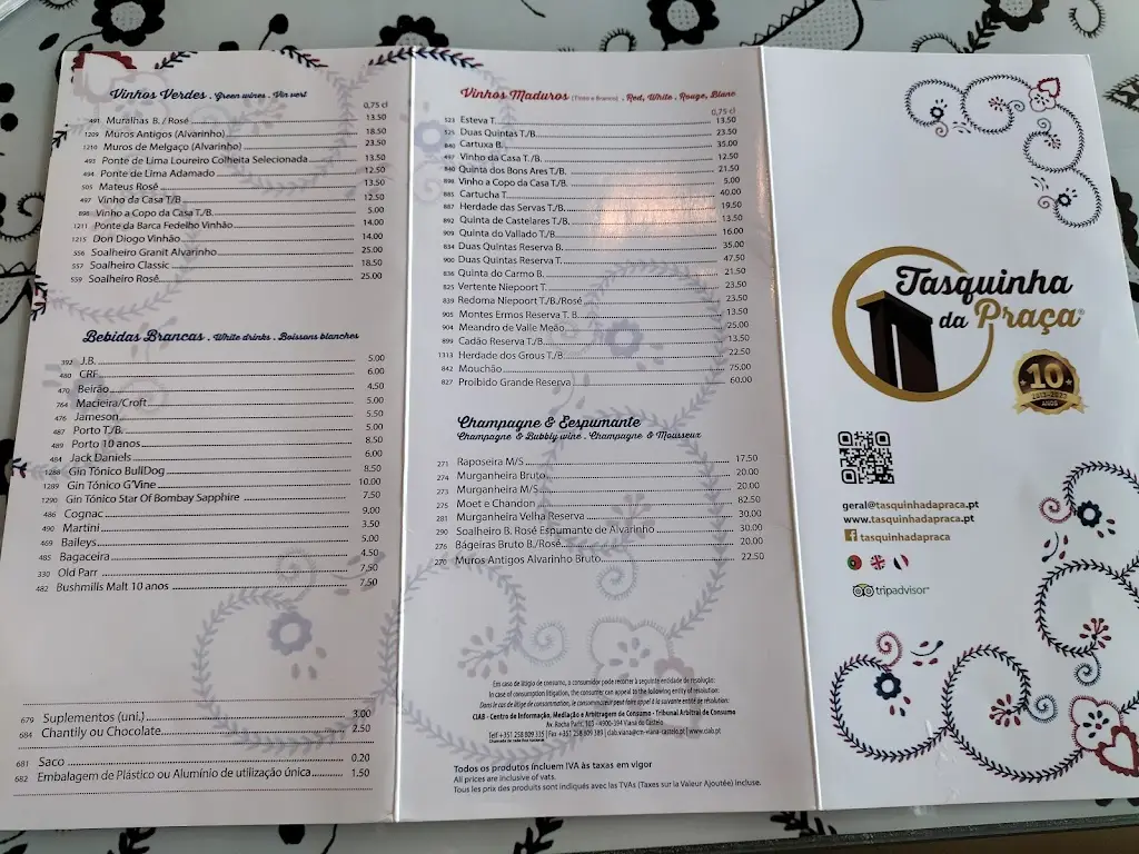 Menu_Tasquinha da Praça_Viana do Castelo_immagine_1