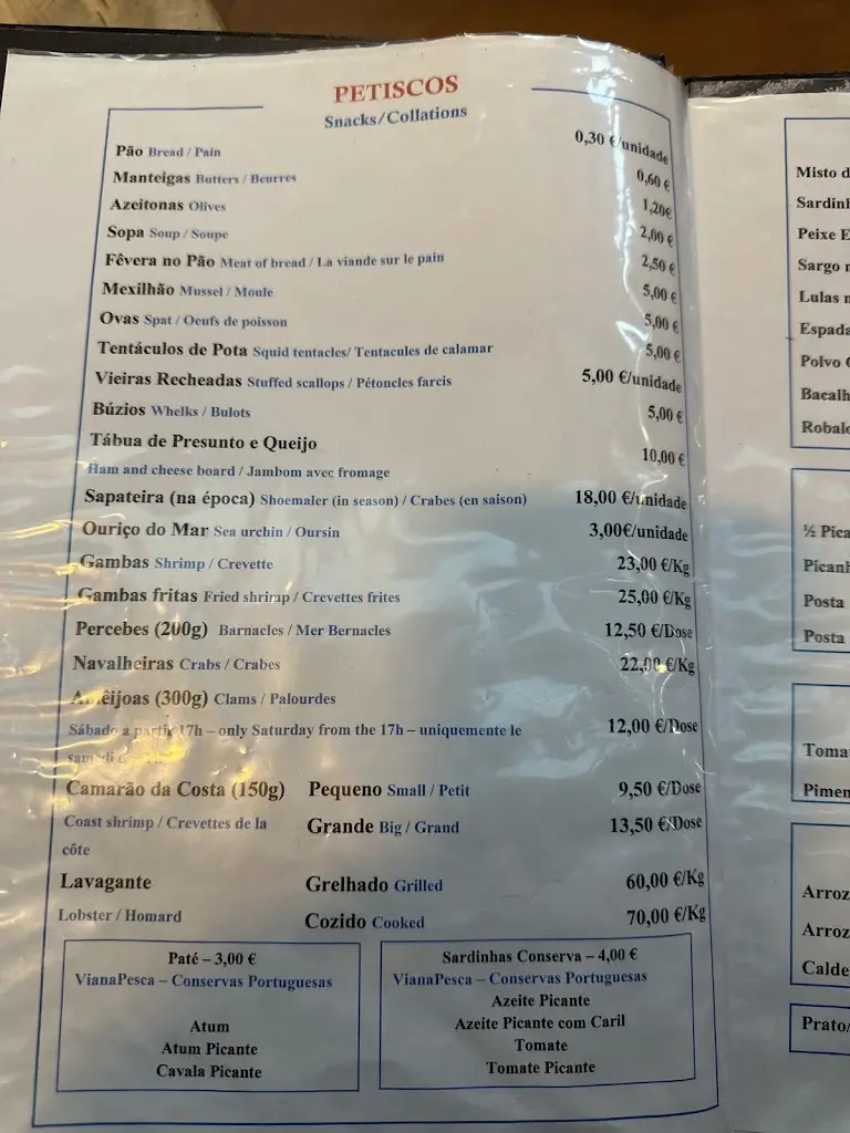 Menu_Casa Primavera - Taberna Soares_Viana do Castelo_immagine_3