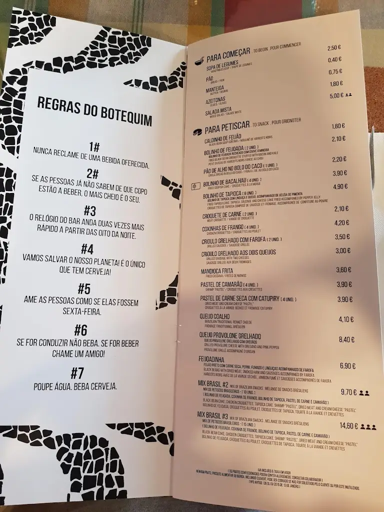 Menu_Botequim Atlântico_Viana do Castelo_immagine_1