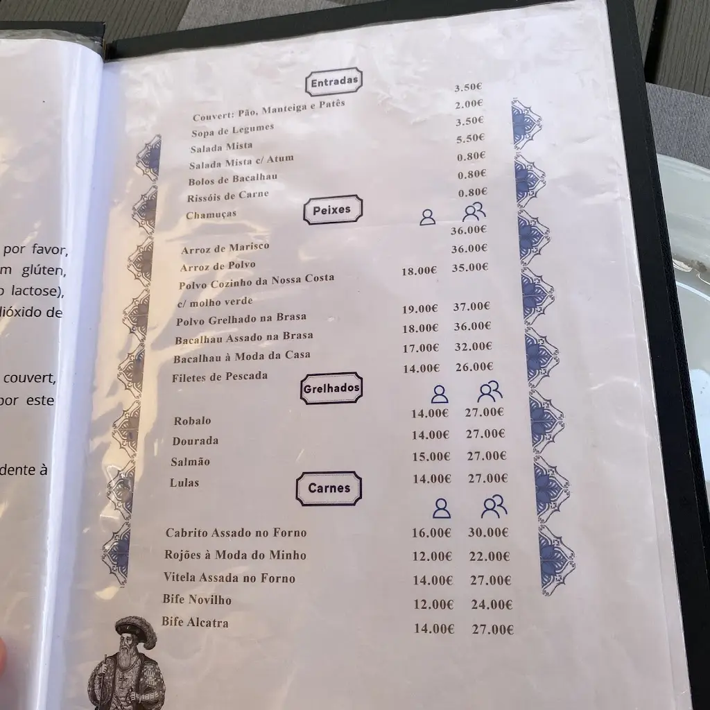 Menu_O Vasco - Restaurante_Viana do Castelo_immagine_2