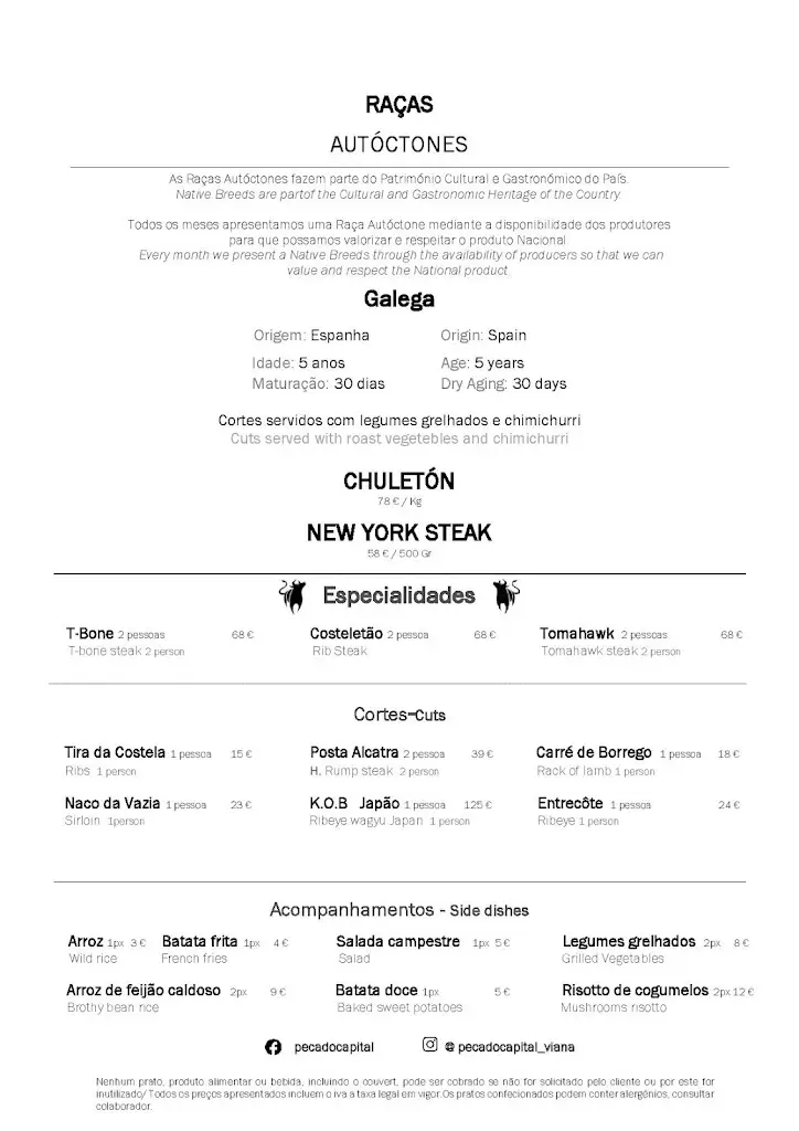 Menu_Pecado Capital Restaurante em Viana do Castelo_Viana do Castelo_immagine_3