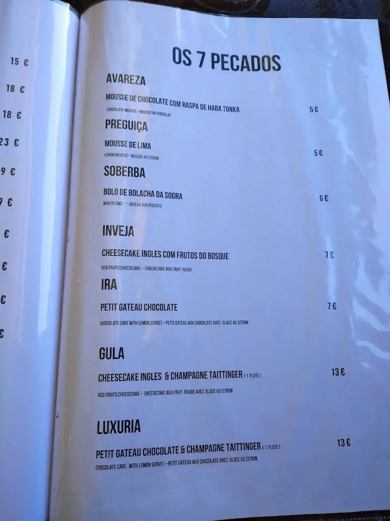 Menu_Pecado Capital Restaurante em Viana do Castelo_Viana do Castelo_immagine_4