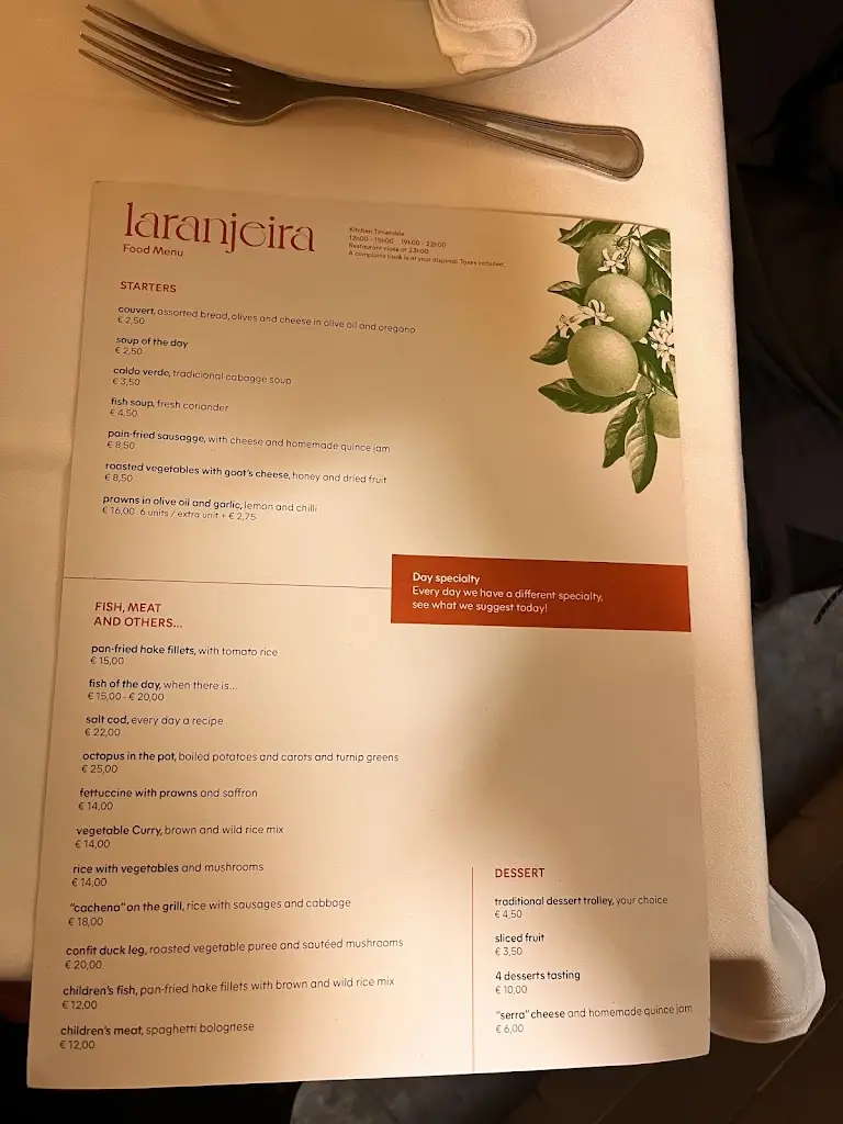 Menu_O Laranjeira | Pensão Restaurante_Viana do Castelo_image_3