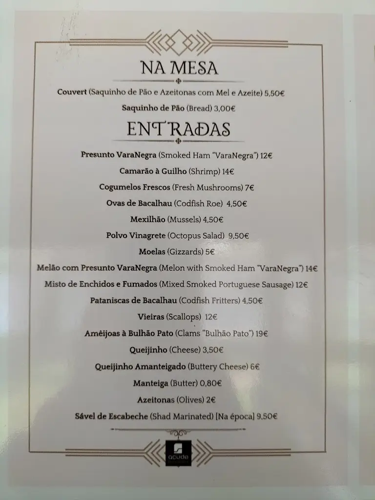 Menu_Restaurante Açude, Ponte de Lima_Ponte de Lima_immagine_3