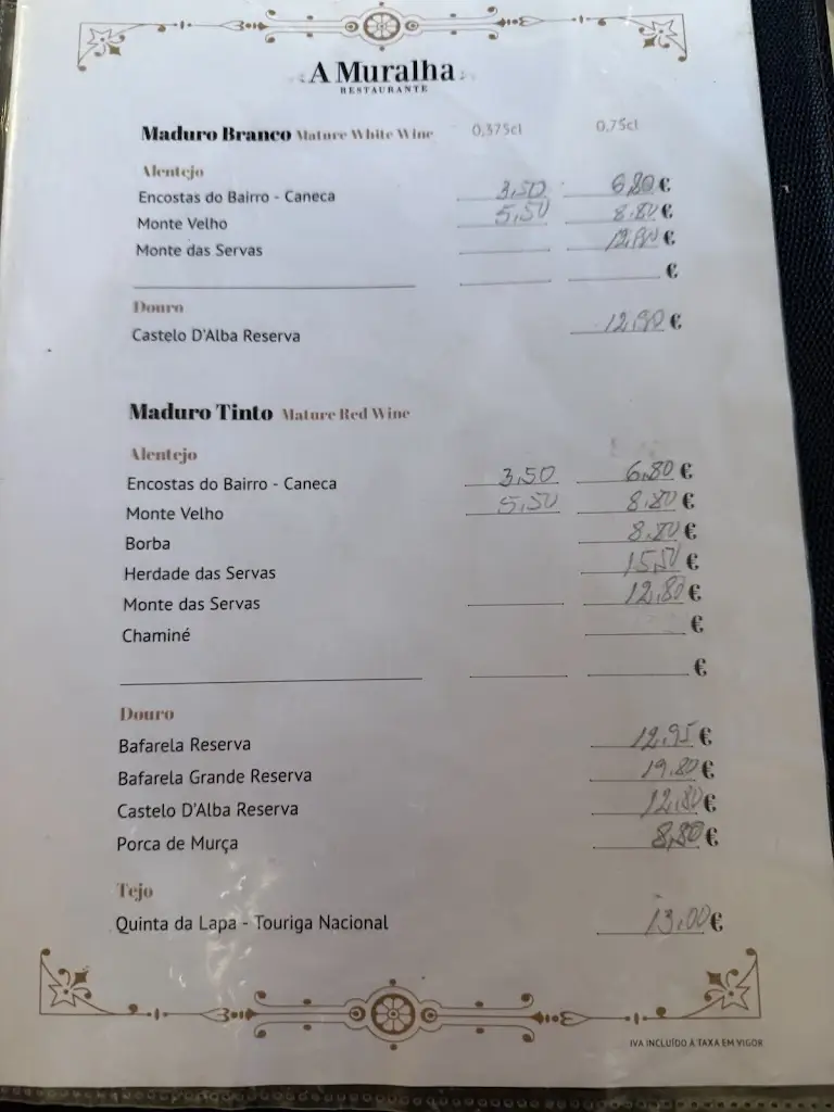 Menu_A Muralha_Ponte de Lima_image_2