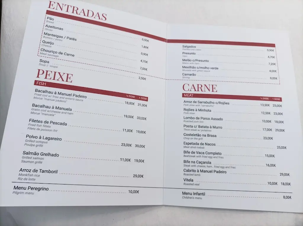 Menu_Manuel Padeiro_Ponte de Lima_immagine_1