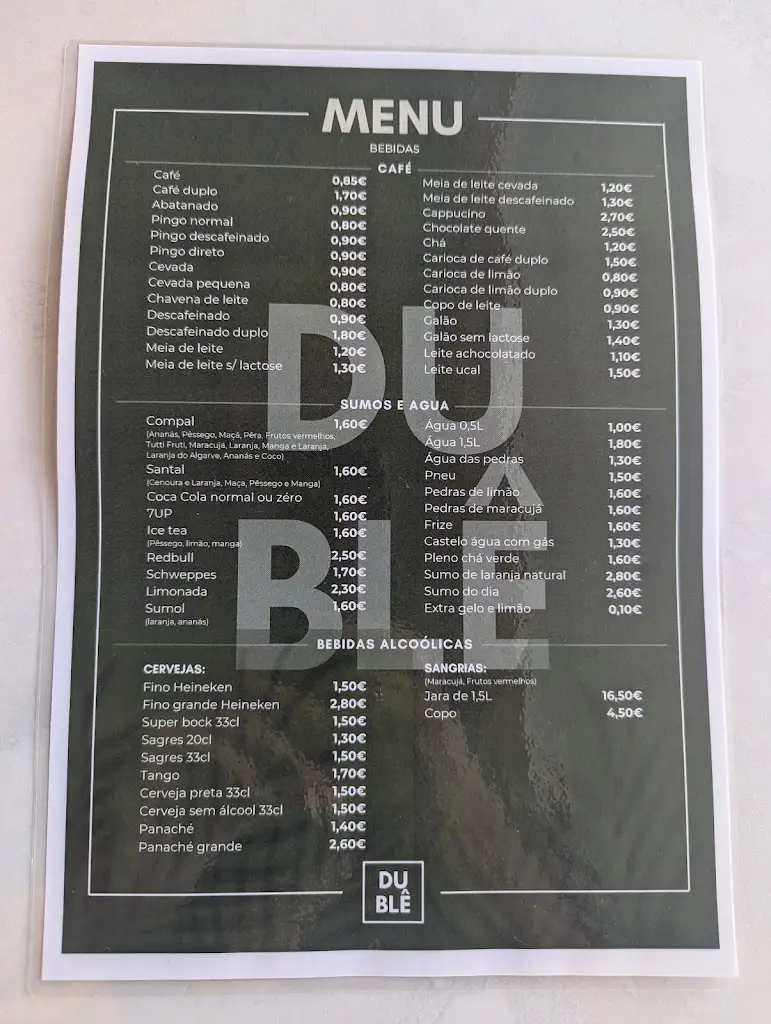 Menu_Dublê - Café, Brunch & Tapas_Ponte de Lima_immagine_3