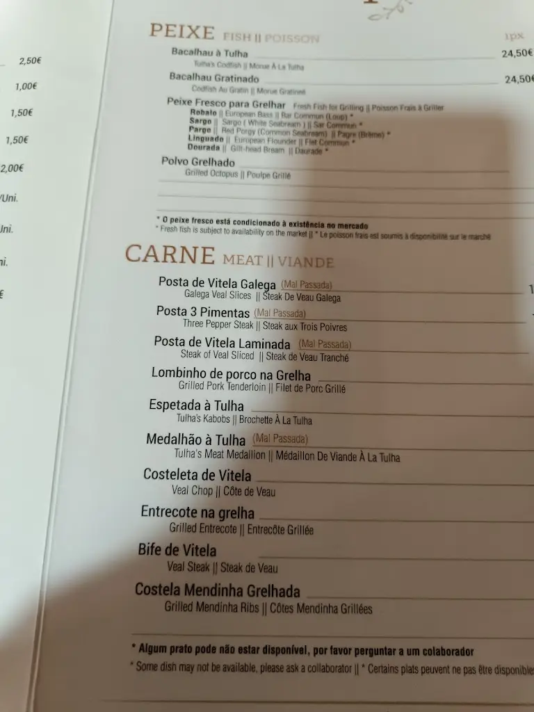 Menu_A Tulha Restaurante_Ponte de Lima_immagine_1