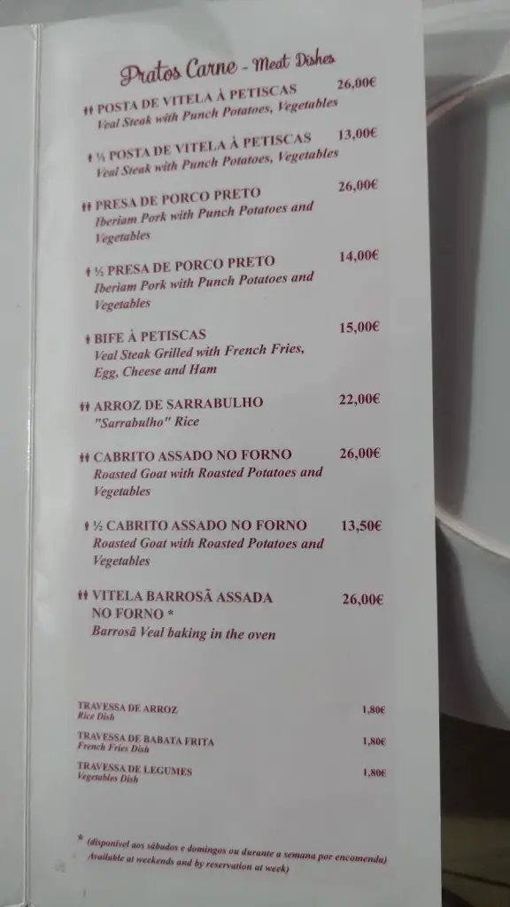 Menu_Restaurante Petiscas_Ponte de Lima_immagine_3