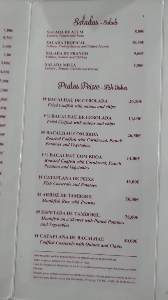 Menu_Restaurante Petiscas_Ponte de Lima_immagine_4