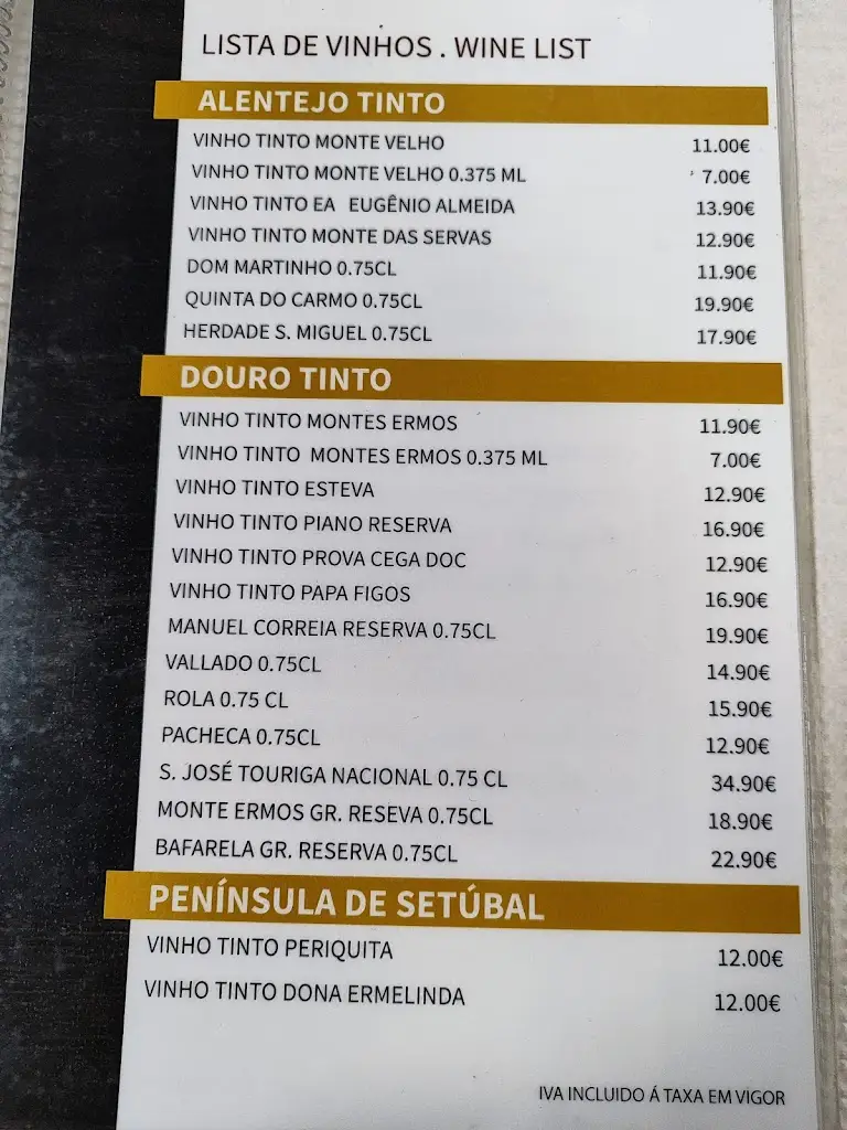 Menu_Restaurante Lagoa Verde_Monção_immagine_2