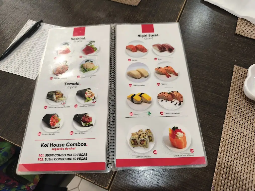 Menu_The Koi House_Monção_immagine_3