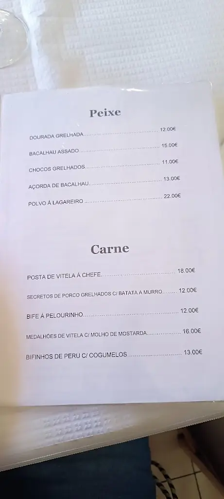 Menu_Restaurante O Pelourinho_Santa Marta de Penaguião_immagine_1