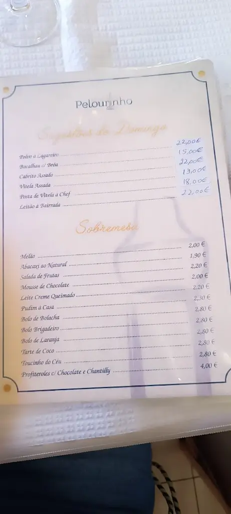Menu_Restaurante O Pelourinho_Santa Marta de Penaguião_immagine_2