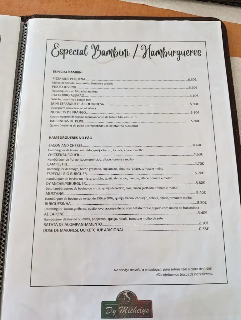 Menu_Pizzaria Dy Michelys - Sandes & Baguetes Melgaço_Melgaço_immagine_2