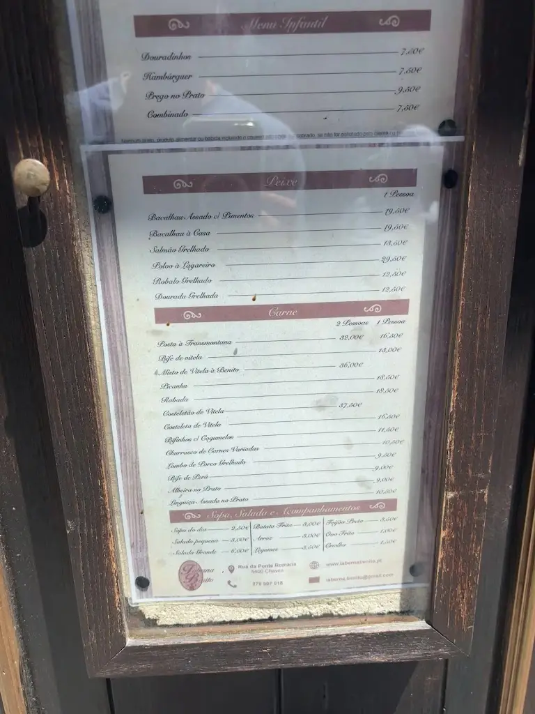 Menu_Taberna Benito_Chaves_immagine_3