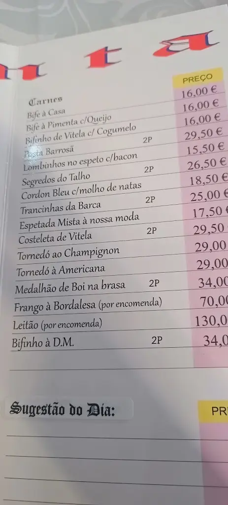 Menu_Restaurante Varanda do Lima_Ponte da Barca_image_1