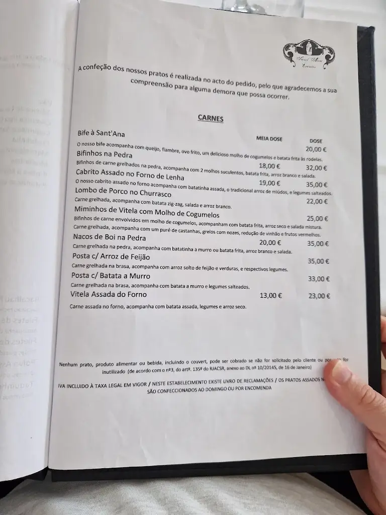 Menu_Restaurante Sant'Ana_Ponte da Barca_imagen_2