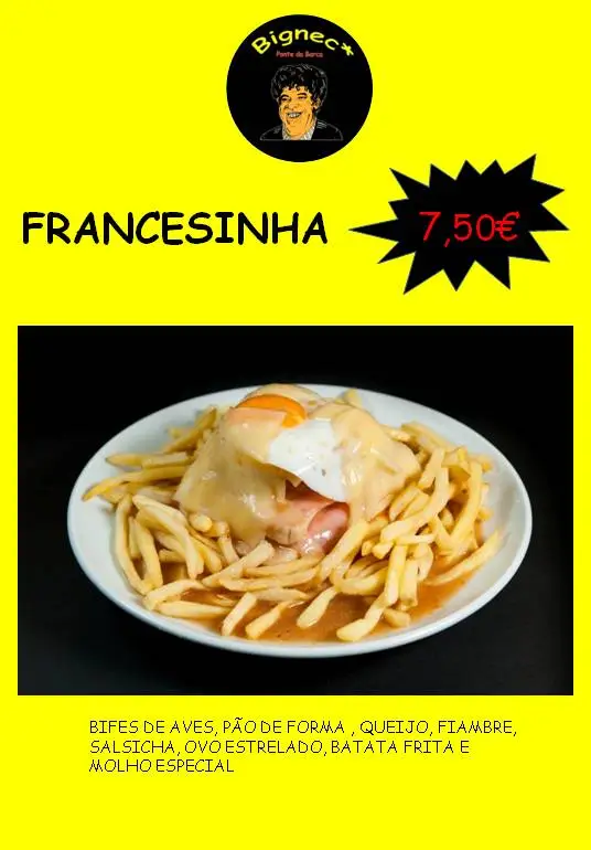 Menü_Restaurante BIGNEC - Café, Snack bar_Ponte da Barca_Bild_2